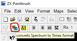 Кнопка переключения режимов Timex/Spectrum